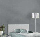 Talamo Italia - Bed headboard Cleo, Headboard in faux leather on the wall, 100% Made in Italy, suitable for a queen size bed, Cm 130x60, White