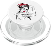 Female Detectives Rosie The Riveter Pin Up Girl PopSockets PopGrip for MagSafe