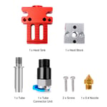 Kit Hotend CR-6 SE, conception enti&egrave;rement m&eacute;tallique, Compatible avec les imprimantes 3D s&eacute;rie CR6 SE/Ender-3, avec chaussette isolante en Silicone