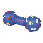 Trixie Dumbbell Bone Dog/puppy Chew Toy - Waterproof & Squeaks - Assorted Colour