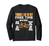 Bicycle Watch Cycling Research About Cycling Biking Long Sleeve T-Shirt