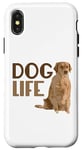 Coque pour iPhone X/XS Dog Life - I Love Pets - Messages amusants et motivants