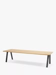 4 Seasons Outdoor Ambassador Rectangular Garden Dining Table, 280cm, FSC-Certified (Teak Wood), Natural/Anthracite