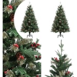 Vidaxl - Sapin de Noël avec pommes de pin Vert 150 cm pvc et pe - sapin de Noël artificiel - sapins de Noël artificiels - Home & Living - Vert