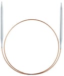 Addi 114-7 Basic Aiguilles à Tricoter circulaires en métal 60 cm, 1,5 mm