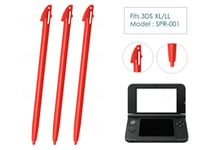 3 x Red Stylus for Nintendo 3DS XL/LL Plastic Stylus Replacement Parts Pen