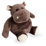 Histoire d'Ours - Peluche Hippopotame - Collection Dans la Savane - 23 cm - Marron - Idée Cadeau Doudou Bébé & Enfants Filles ou Garçons - Hippo Tout Doux - Boite Cadeau - HO1058