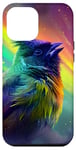 iPhone 14 Pro Max Green Tailed Towhee Lover Northern Lights Sky Case