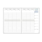 Exacompta Agenda semainier de bureau SAD 29 Vérone - 21 x 29,7 cm noir septembre à décembre