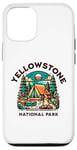 Coque pour iPhone 12/12 Pro Randonnée familiale en plein air dans le parc national de Yellowstone Forest