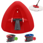 Spin Mop Head Base Compatible With Vileda Turbo Mop, Triangular Spinning Mop Head Disc for Turbo EasyWring Mop 1-Tank System, Plastic Mop Base Mop Accessories