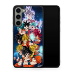 Coque Pour Samsung Galaxy A15 Silicone Tpu Dragon Ball Goku Gohan Vegeta Son Gohan Son Goku Manga Anime Japon Ref 6397