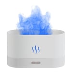 Tlily - Diffuseur D'ArôMe Humidificateur D'Air Ultrasonique Cool Mist Maker Brumisateur led Flamme Lampe Blanc