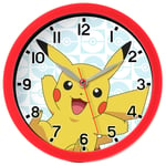 Pokemon Pokémon Pikachu Kids Wall Clock - Red