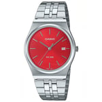 CASIO Collection MTP-B145D-4A2 montre homme rouge bracelet en acier