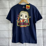 Funko Pop! Harley Quinn Live Fast Die Clown The Suicide Squad T-Shirt Size M