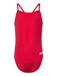 Girl's Team Swimsuit Challenge Solid Sport Swimsuits Red Arena