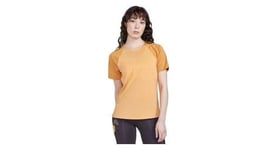 Maillot manches courtes femme craft pro trail orange sable