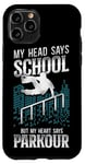 iPhone 11 Pro Parkour Free Running Traceur School Vintage My Head Says Case