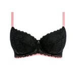 Freya BH Off Beat UW Padded Half Cup Bra Svart K 80 Dame