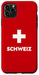 iPhone 11 Pro Max Switzerland Flag Suisse Swiss Schweiz White Red Case