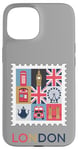 iPhone 15 London Stamp with Iconic Landmarks - London Souvenir Case