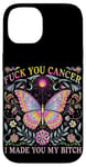 Coque pour iPhone 14 Si tu es un cancer, c'est moi qui t'ai fait devenir drôle | Supportdesign