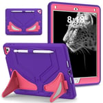 Kickstand tablet-kotelo iPadille 9,7 tuumaa (2017/2018)/iPad Air 2/iPad Pro 9,7 tuumaa (2016) Leopard Style