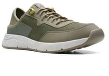 Clarks Davis Low Trainers Olive uk 8 eu 42