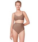 Triumph Women's Shape Smart Highwaist String Underwear, Toasted Almond,