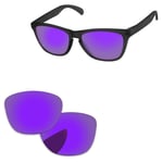 Lenslog Plasma Purple Polarized Replacement Lenses For-Oakley Frogskins OO9013