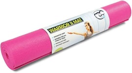 Yoga-Mad Warrior II Yoga Mat | 183cm x 61cm x 4mm | Non Slip Lightweight Exerci