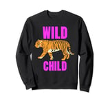 Wild Child Animal RIghts,Animal Leopard Cats Kittens,Zoos Sweatshirt