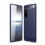 Sony Xperia 1 III Carbon Fibre Case  Navy