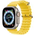 Bracelet Ocean Extension pour Apple Watch - Taille XL - Jaune - Neuf