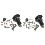 2-pack För Virago Xv535 1990-2001 Xv 535 Motorcykel Förgasare Reparationskit Kolv Membran Packning