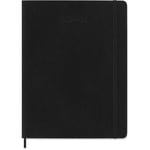 Agenda civil semainier Moleskine Très Grand Format Couverture Souple Noir