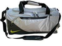 New Vintage NIKE TEAM TRAINING Medium Sports HOLDALL DUFFEL Bag BA2245 Grey