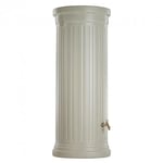 Récupérateur d'eau Colonne Romaine Sable 500 L - GARANTIA - PE renforcé