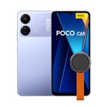 POCO C65 Purple-Smartphone 8+256G-MediaTek Helio G85 processor,Smooth 6.744”90Hz display,18W fast charging(UK Version+2 Years Warranty)