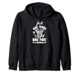 Just s One More Bike Part I Promise Motorcycle Mechanic Zip Hoodie