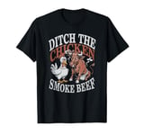 Barbeque Chicken BBQ Smoke Beef Funny Smoker T-Shirt