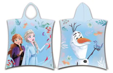 Lasten pyyhe Disney Frozen Blue Poncho 50x115 cm