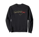 Retro VU Meter Hi-Fi Vintage Stereo Music Lover Gift Sweatshirt