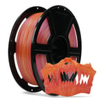 FLASHFORGE Filament PLA haute vitesse de 1,75 mm, 500 mm/s, impression haute vitesse, filament rapide pour imprimante 3D, résistant et haut débit pour une impression rapide, 1 kg (dégradé multicolore,