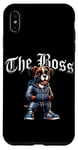 Coque pour iPhone XS Max Staffordshire Bull Terrier Dog The Boss Veste cool