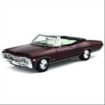 1:43 Truescale Chevrolet Impala Ss Convertible Plum 1967 Tsm134312 Model