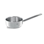 Fissler San Francisco Casserole à Queue en Acier Inoxydable (1,2 l – Ø 16 cm) avec Bord Verseur, Passe Au lave-Vaisselle Et Au Four – Compatible Induction, Argenté