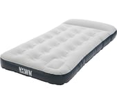 YAWN Air Self Inflating Mattress - Single, Silver/Grey,Black