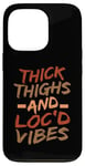 Coque pour iPhone 13 Pro Black History Month Thick Things And Loc'd Vibes Women